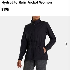 NWT Footjoy Women's Hydrolite Rain Jacket Black Size Medium